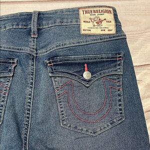 True Religion Women's Denim Joey Mid rise flare jeans 30